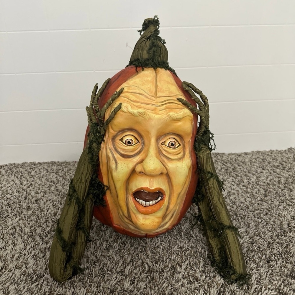 Katherine's Collection Haunted pumpkin